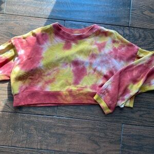 Tie dye cropped sweater